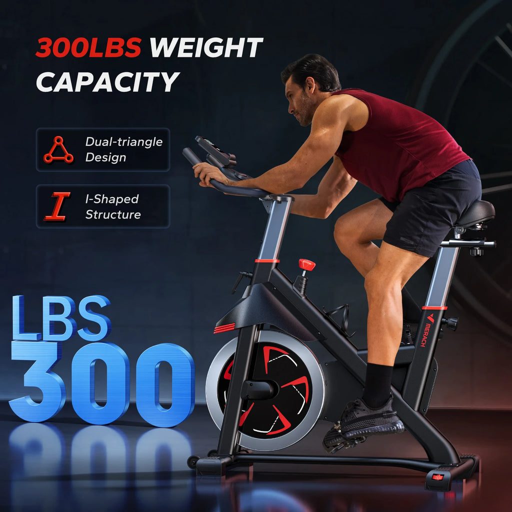 MERACH Exercise Bike S38 Indoor Cycling Magnetic Resistance