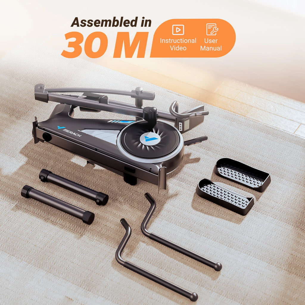 MERACH Elliptical Machine  Hyper-Quiet Magnetic Drive System