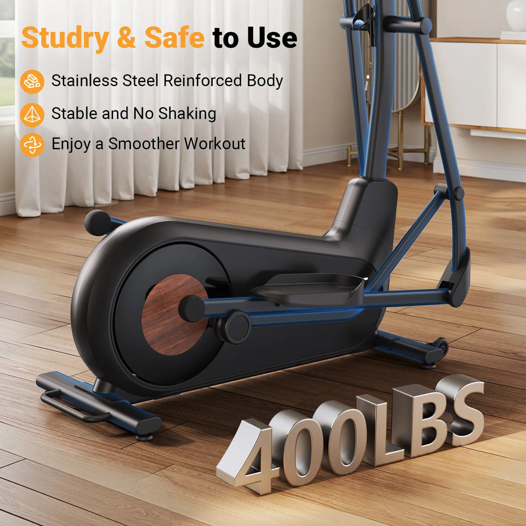 MERACH Elliptical Exercise Machine with 18.5IN Stride