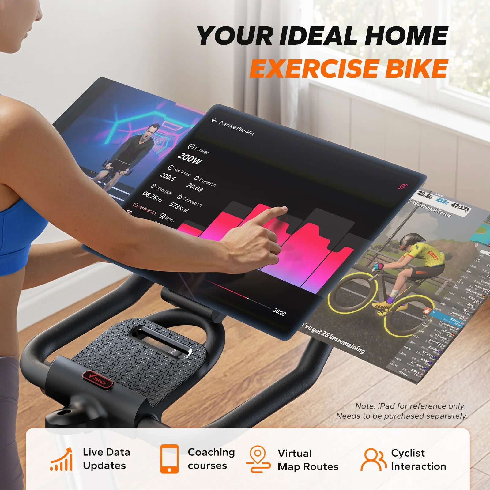 MERACH Exercise Bike S38 Indoor Cycling Magnetic Resistance
