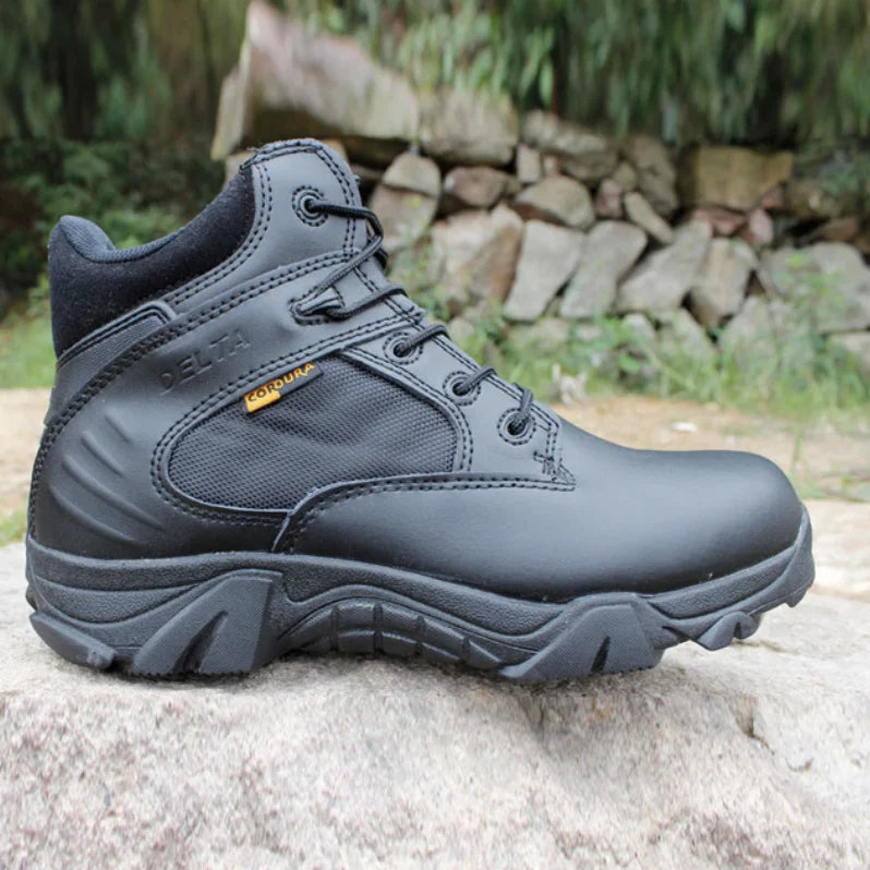 TaoBo High Top Men Tactical Boots Waterproof Hiking  Boot