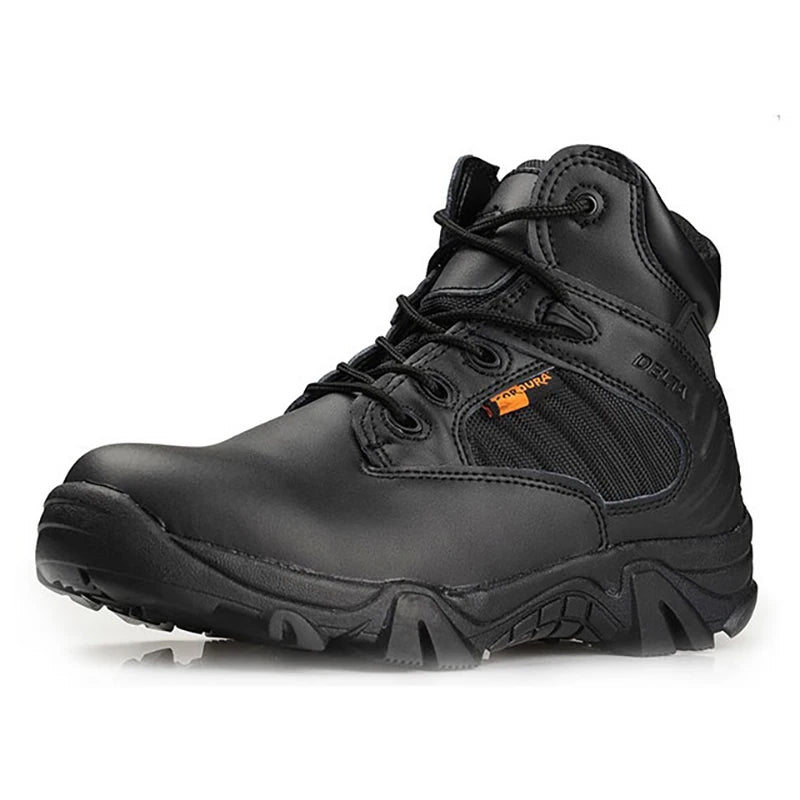 TaoBo High Top Men Tactical Boots Waterproof Hiking  Boot