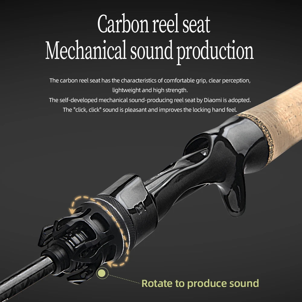FISHINGFANS 46T CARBON TITANIUM FRAME TZ GUIDE 60° L LIGHT FISHING ROD