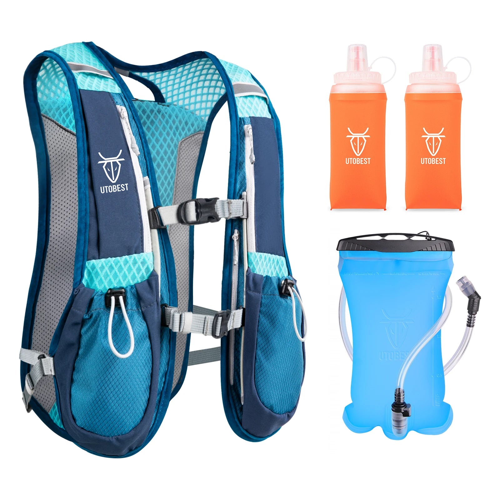 UTOBEST Trail Running Backpack 5L Ultra Lightweight Hydration Vest