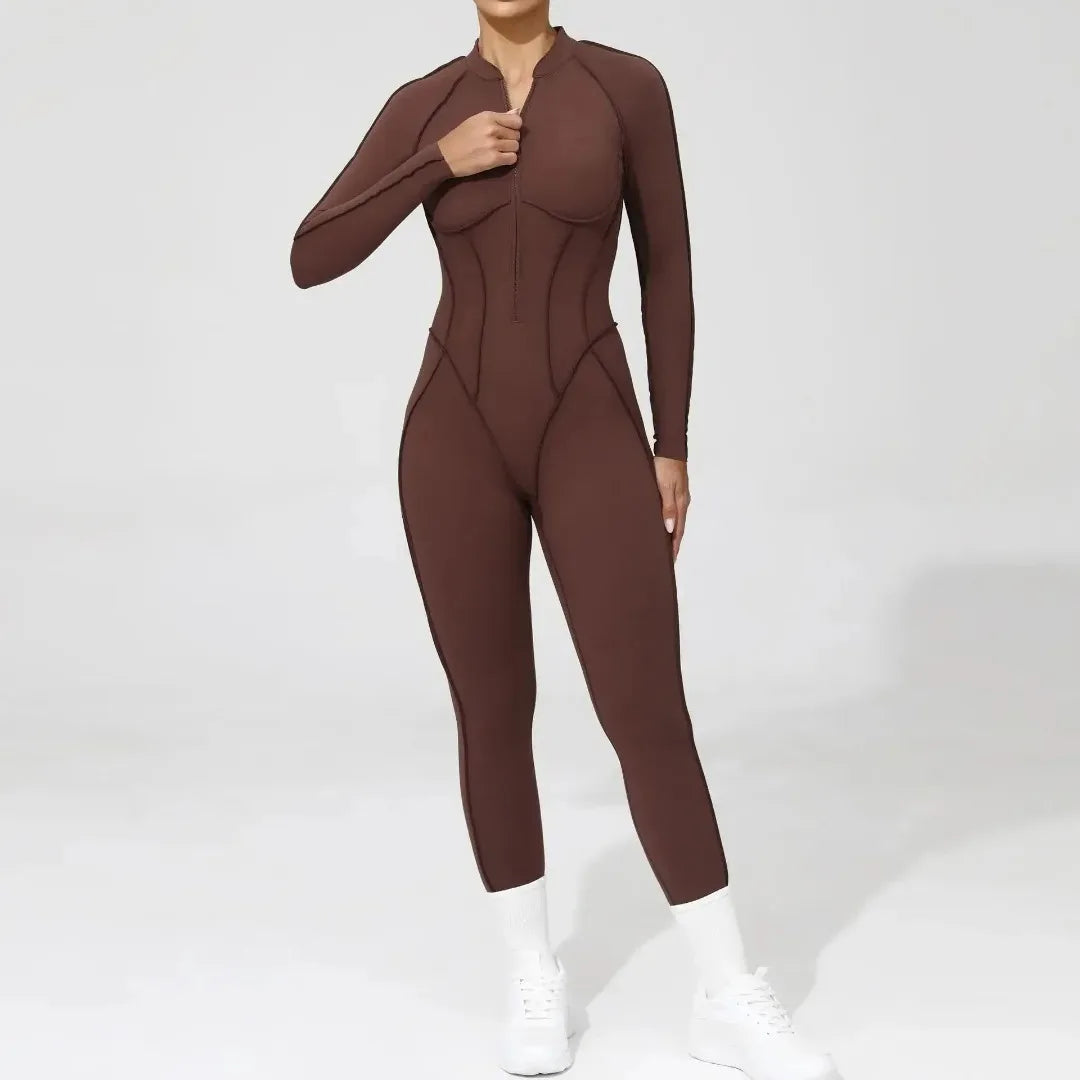 Women's Backless Hip Lift Yoga Jumpsuit