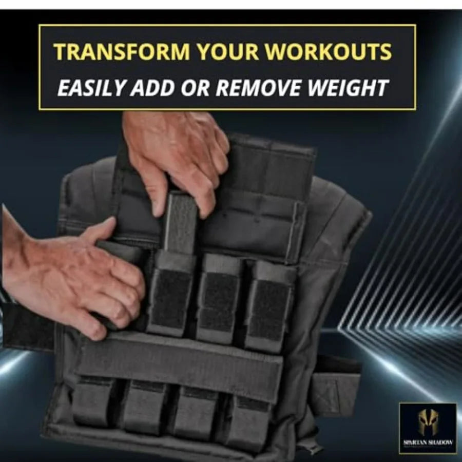 40 lb Weighted Vest - Adjustable Weighted Vest 40 lbs with iron weights.