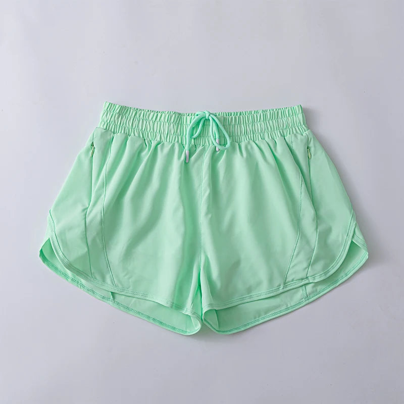 Women Running  Lightweight Athletic Shorts With Mesh Liner