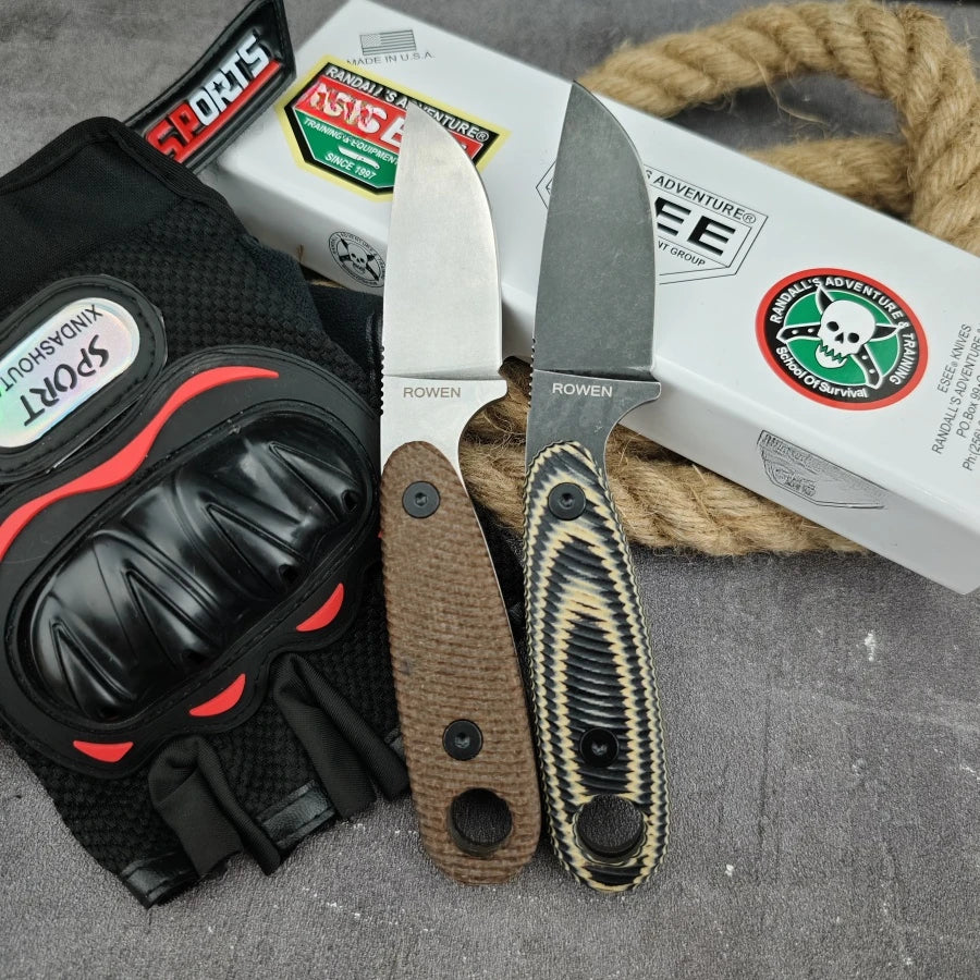 Sheathed Steel Military Tactical Fixed Blade Knife