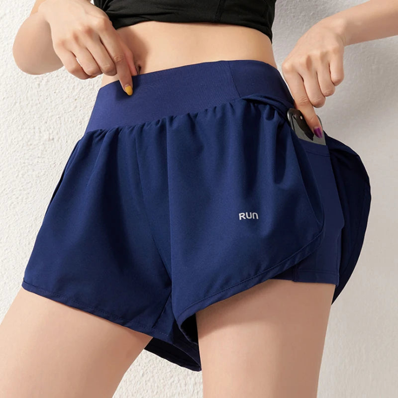 Sports Shorts for Women Anti-exposure Fitness