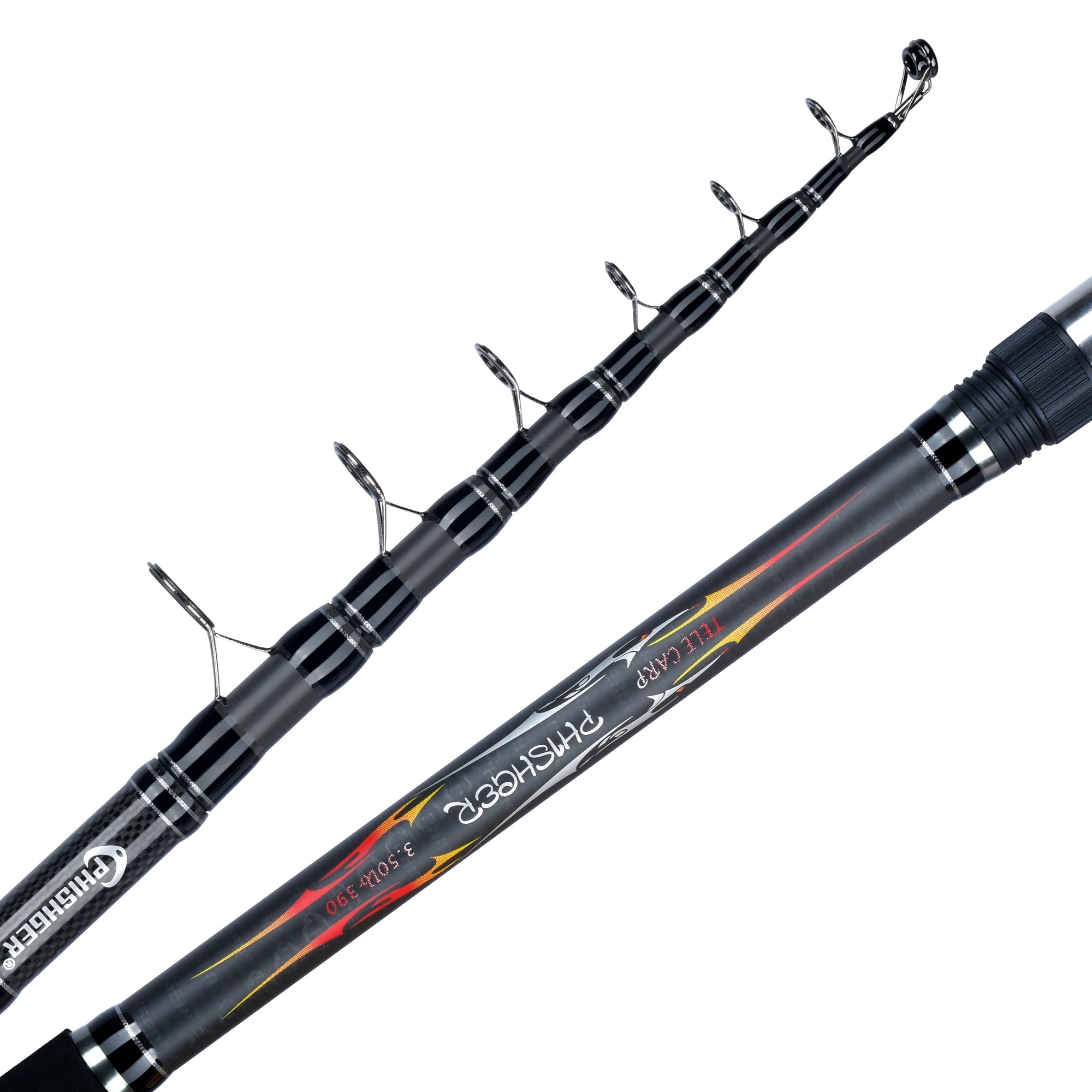 BIUTIFU Telescopic Surf Fishing Rod 30T Carbon Spinning 3.5lbs Power