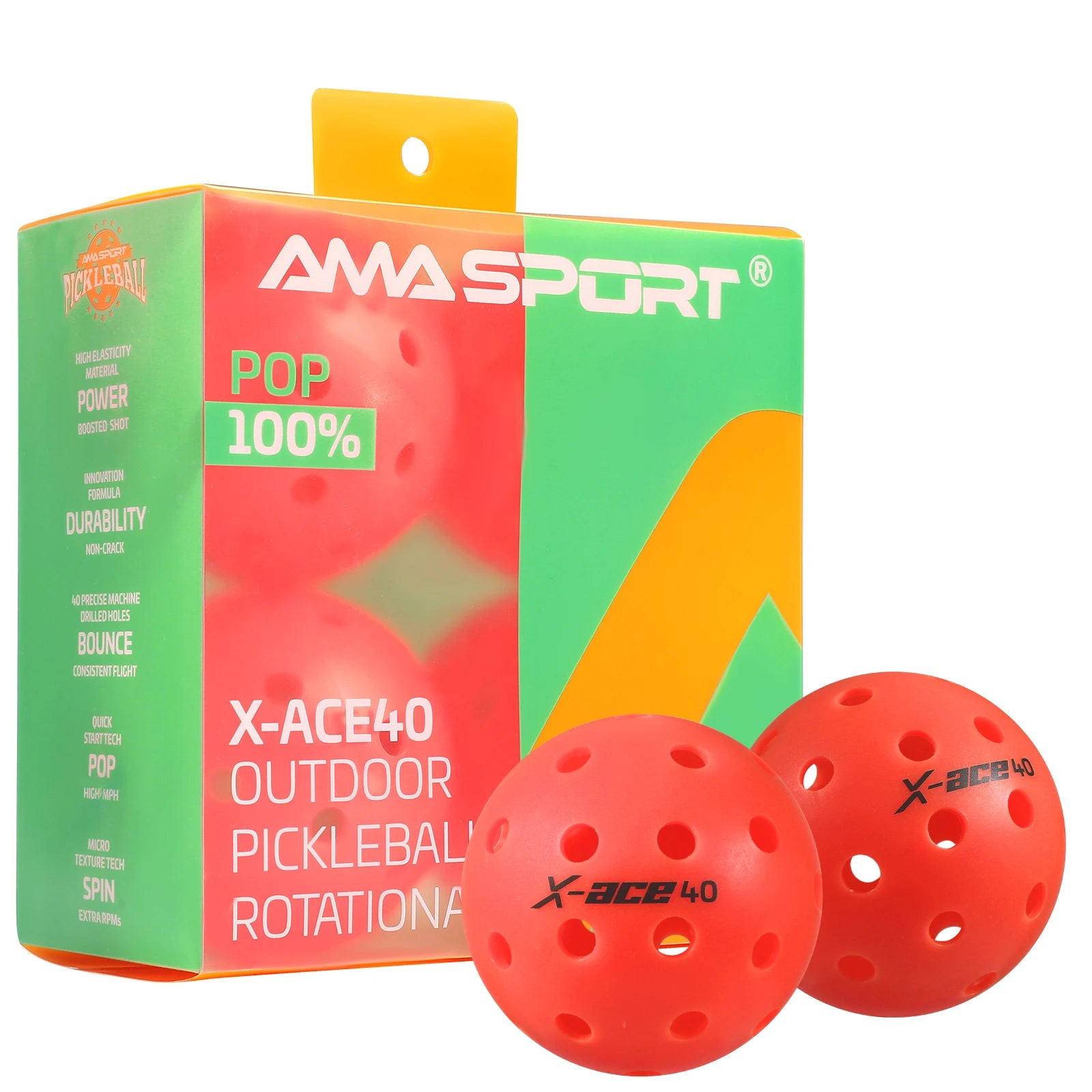 Pickleball Balls, USAPA Approved-High Bounce True Flight