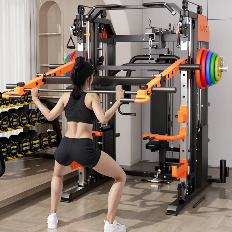 Complete Smith Machine Business Fitness Equipment Fitness Factory Large Weightlifting Strength Training Fitness Equipment