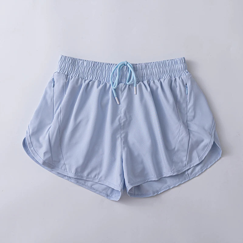 Women Running  Lightweight Athletic Shorts With Mesh Liner