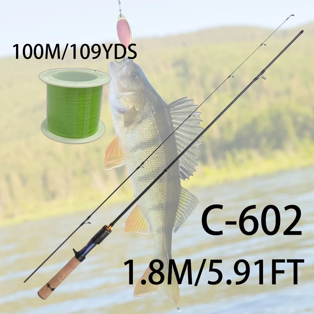 ROLLFISH Ultralight Trout Fishing Rod High Sensitive Tip