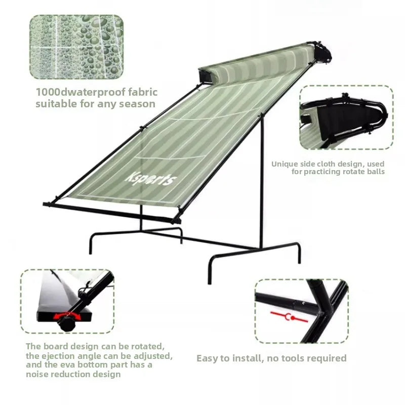Waterproof Tennis Trainer Rebound Net Adjustable Angle
