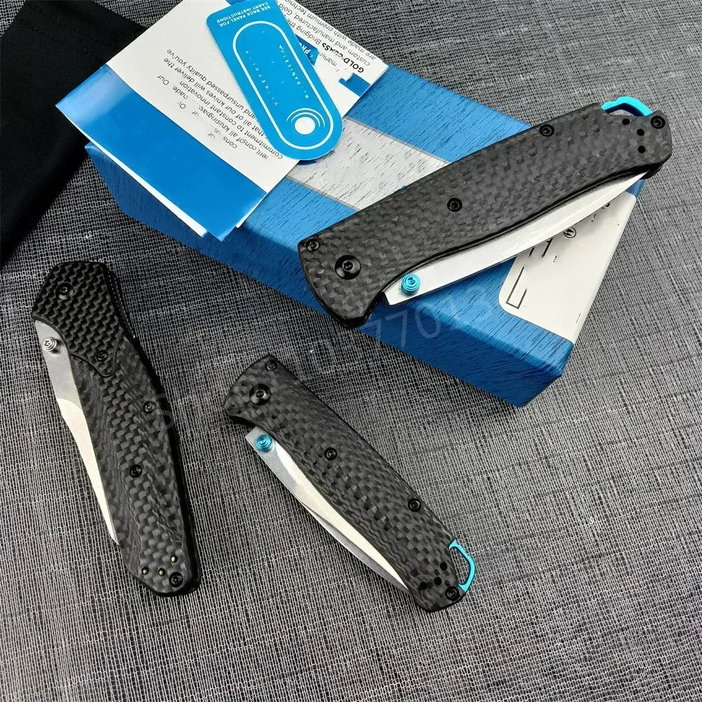 High Quality Folding Pocket Knife S35V Steel Blade Carbon Fiber Handle
