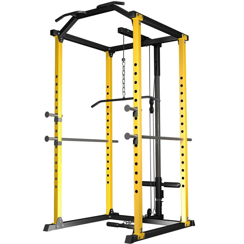 YTYIN Indoor Gym Equipment Multi-Functional Trainer Smith Machine Barbell Weight Lifting Power Rack