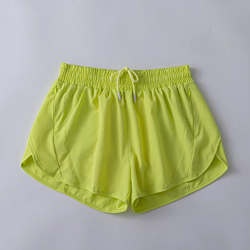 Women Running  Lightweight Athletic Shorts With Mesh Liner