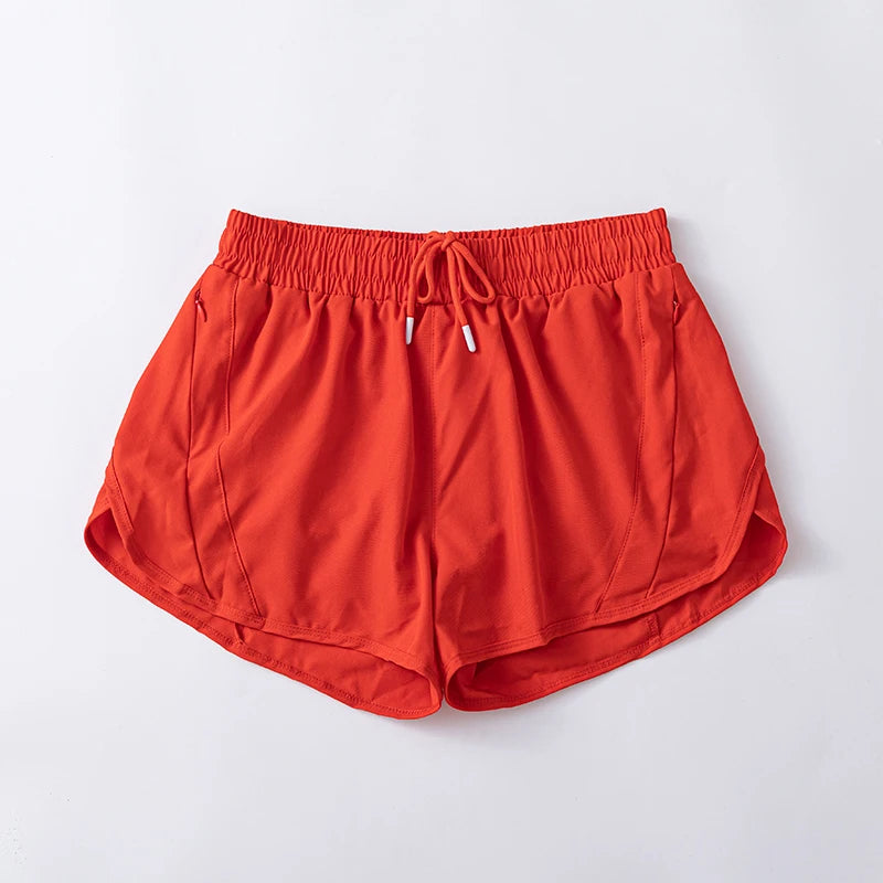Women Running  Lightweight Athletic Shorts With Mesh Liner