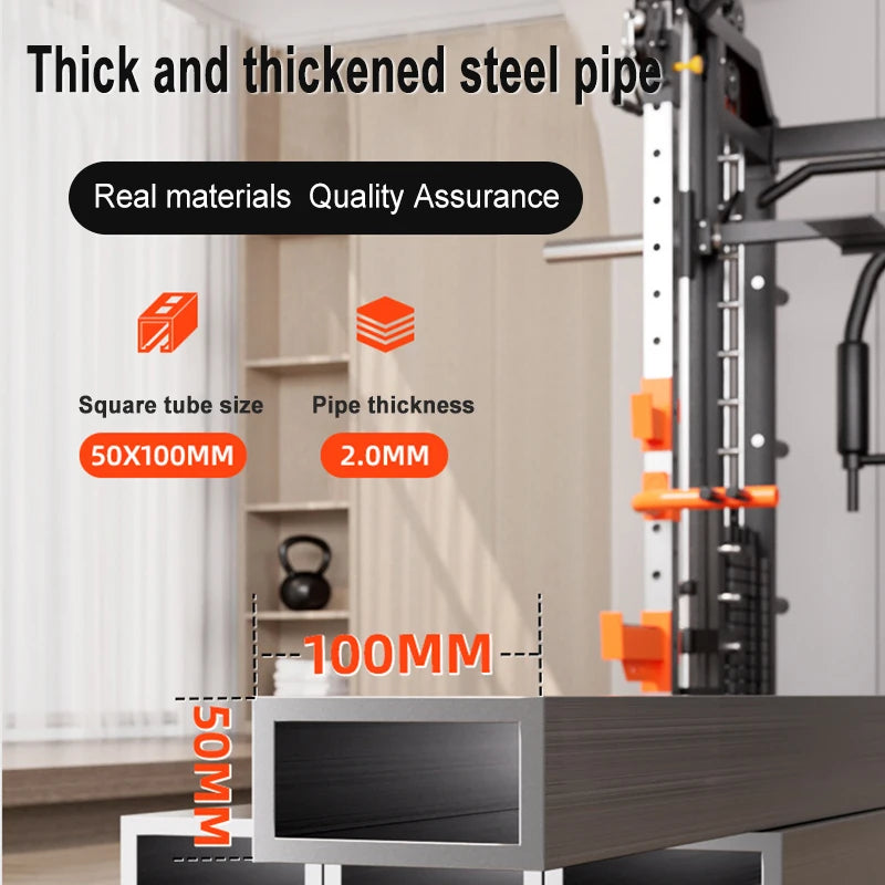 Complete Smith Machine Business Fitness Equipment Fitness Factory Large Weightlifting Strength Training Fitness Equipment