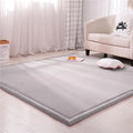1pc Japanese Tatami Rug, Coral Velvet
