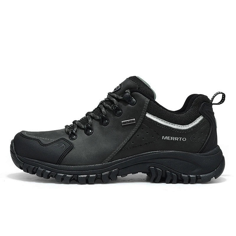Cowhide Outdoor Men Hiking Shoes women Tactical boots
