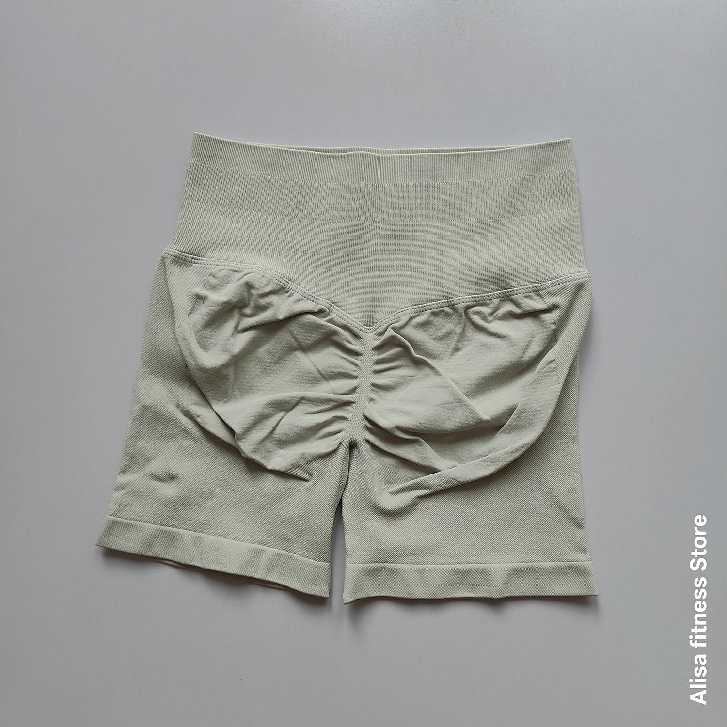 Summer High Waisted Yoga Shorts Tummy Control