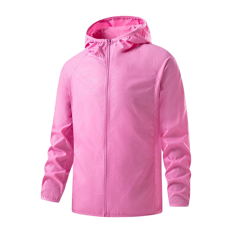 Men Women Hiking Jackets Waterproof Windbreaker Rain Coat