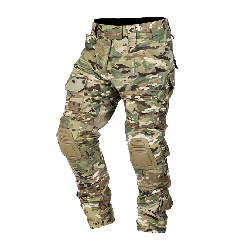 Men Tactical Uniform Camouflage Multicam Shirt Coat Pant