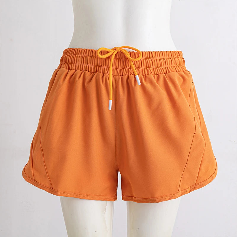 Women Running  Lightweight Athletic Shorts With Mesh Liner