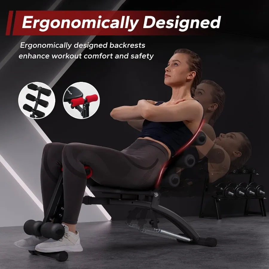 Ab Machine Multi-Functional Adjustable Ab Trainer