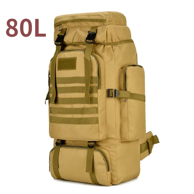 80L/100L  Mountaineering Bag Climb Bag Tactical Backpacks