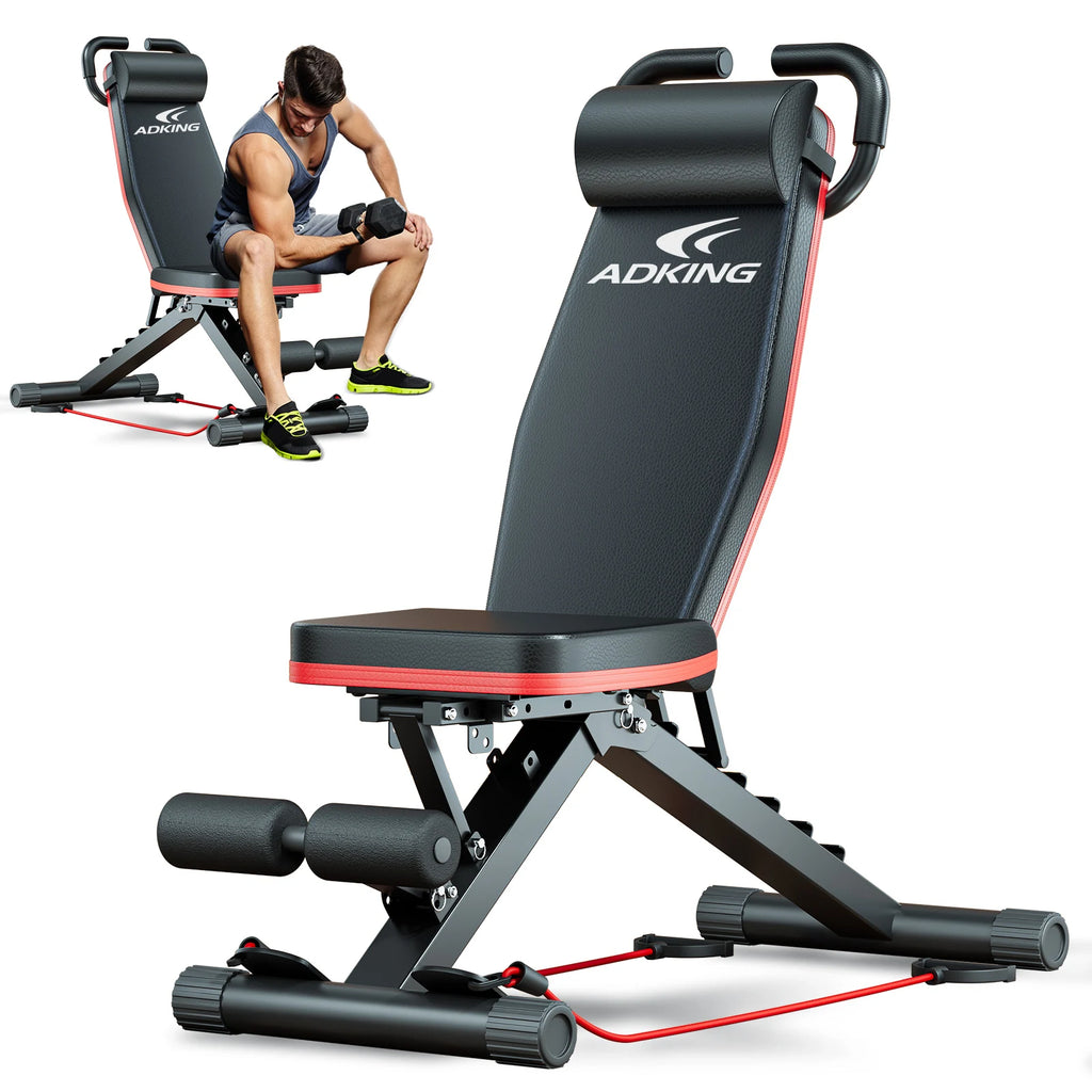 Weight Bench Foldable 14-in-1 Dumbbell Bench 1000 lbs Sit-up Assist