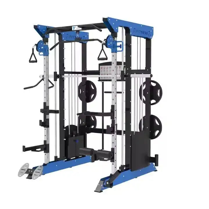 YTYIN Indoor Gym Equipment Multi-Functional Trainer Smith Machine Barbell Weight Lifting Power Rack