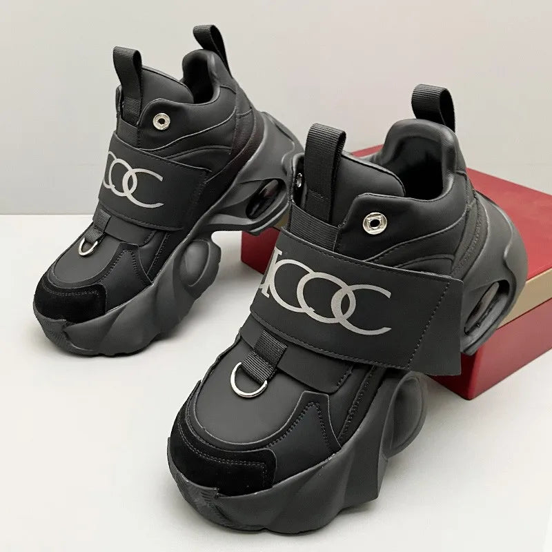 large-size thick-soled anti-slip couple sports shoes