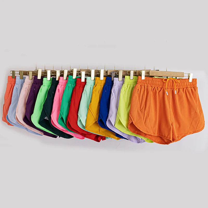 Women Running  Lightweight Athletic Shorts With Mesh Liner