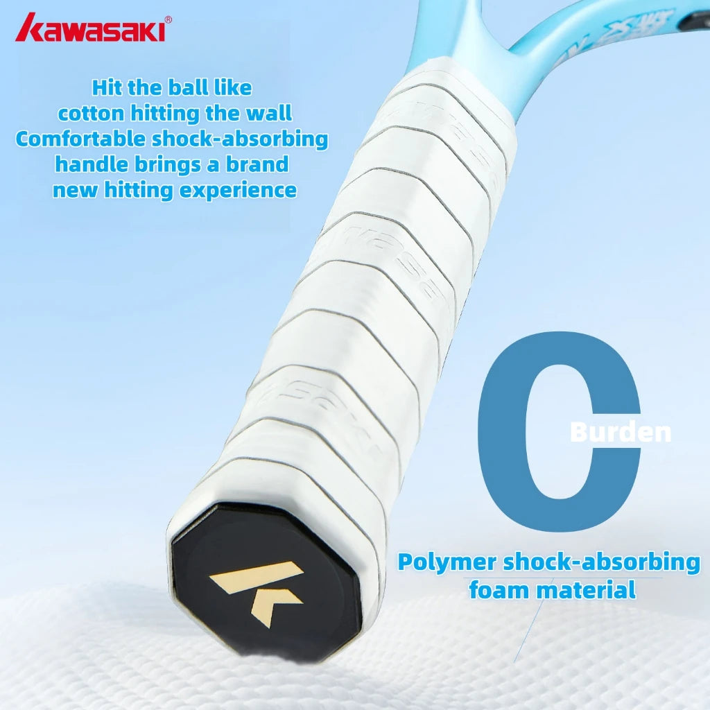 Kawasaki Light Tennis Rackets Set Carbon Composite Racquet Set KD1&PD1  Men and Women Training Set