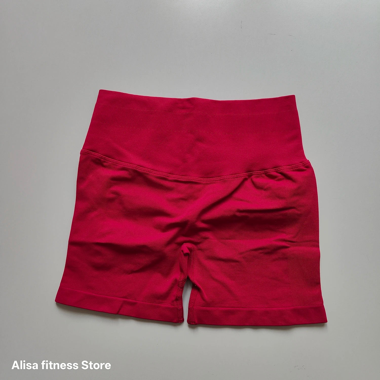 Summer High Waisted Yoga Shorts Tummy Control