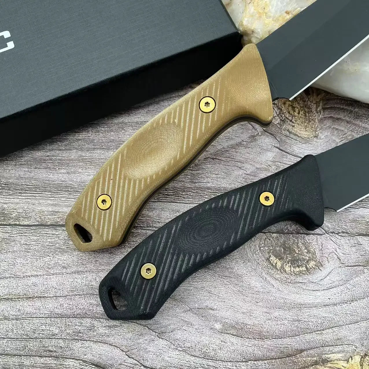 MKC TF24 Tactical Outdoor Camping Straight Knife with High Hardness 8Cr13Mov Blade