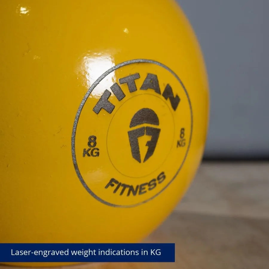 Competition Kettlebell Single Piece Casting KG Markings Full Body Workout