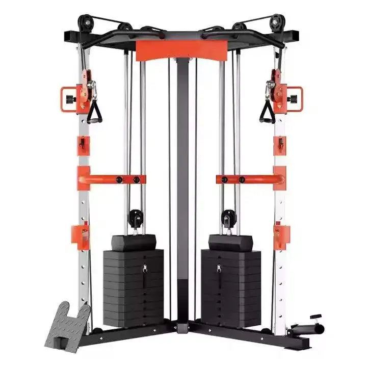 YTYIN Indoor Gym Equipment Multi-Functional Trainer Smith Machine Barbell Weight Lifting Power Rack