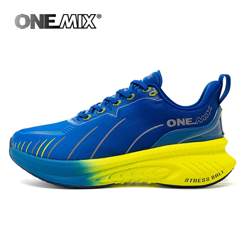 ONEMIX White Road Running Shoes for Men
