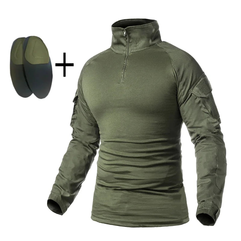 Men Tactical Uniform Camouflage Multicam Shirt Coat Pant