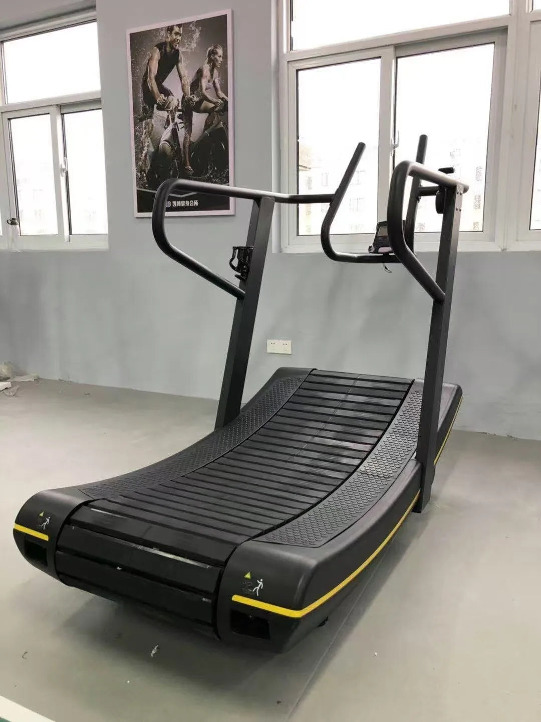 SRJOIN-Powerful Commercial Powerless treadmill, Silent, Private  Curved Arc, Gym