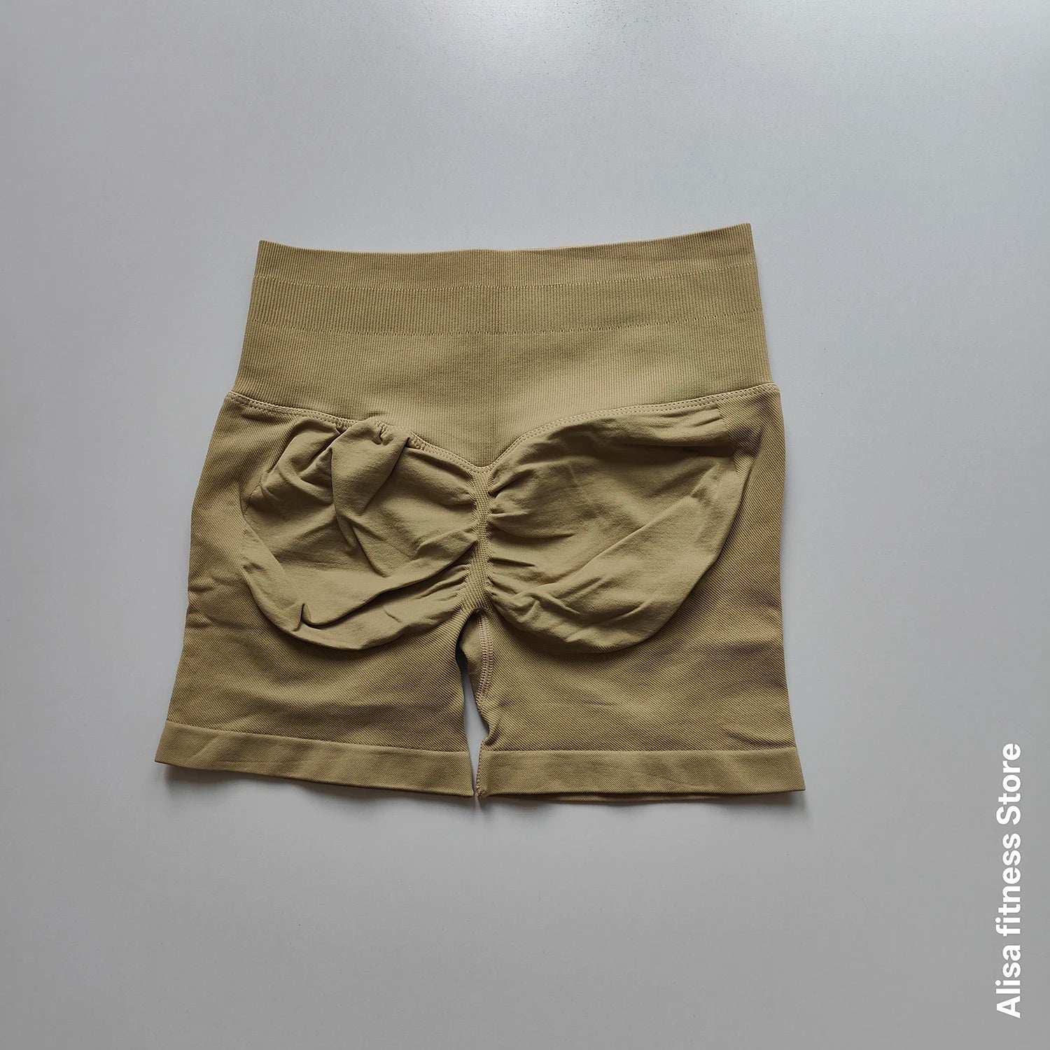 Summer High Waisted Yoga Shorts Tummy Control