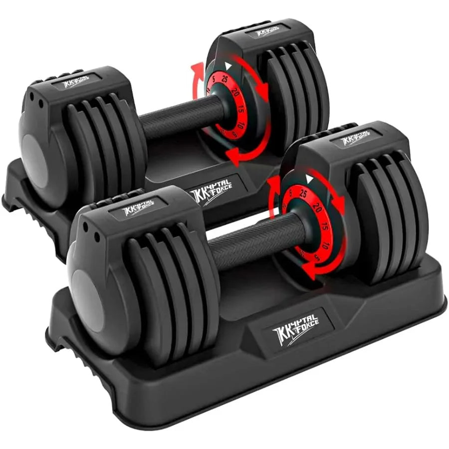 25/55lbs Adjustable Dumbbells