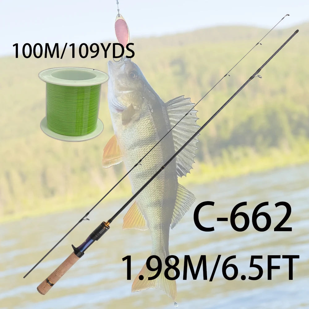 ROLLFISH Ultralight Trout Fishing Rod High Sensitive Tip