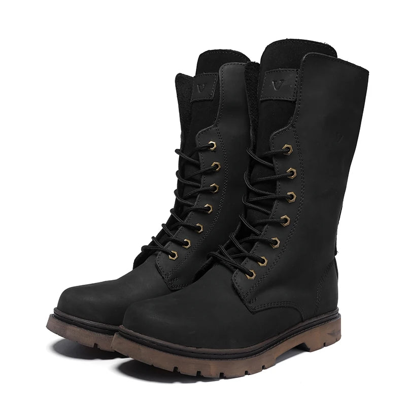 Leather Men's Hiking boots waterproof
