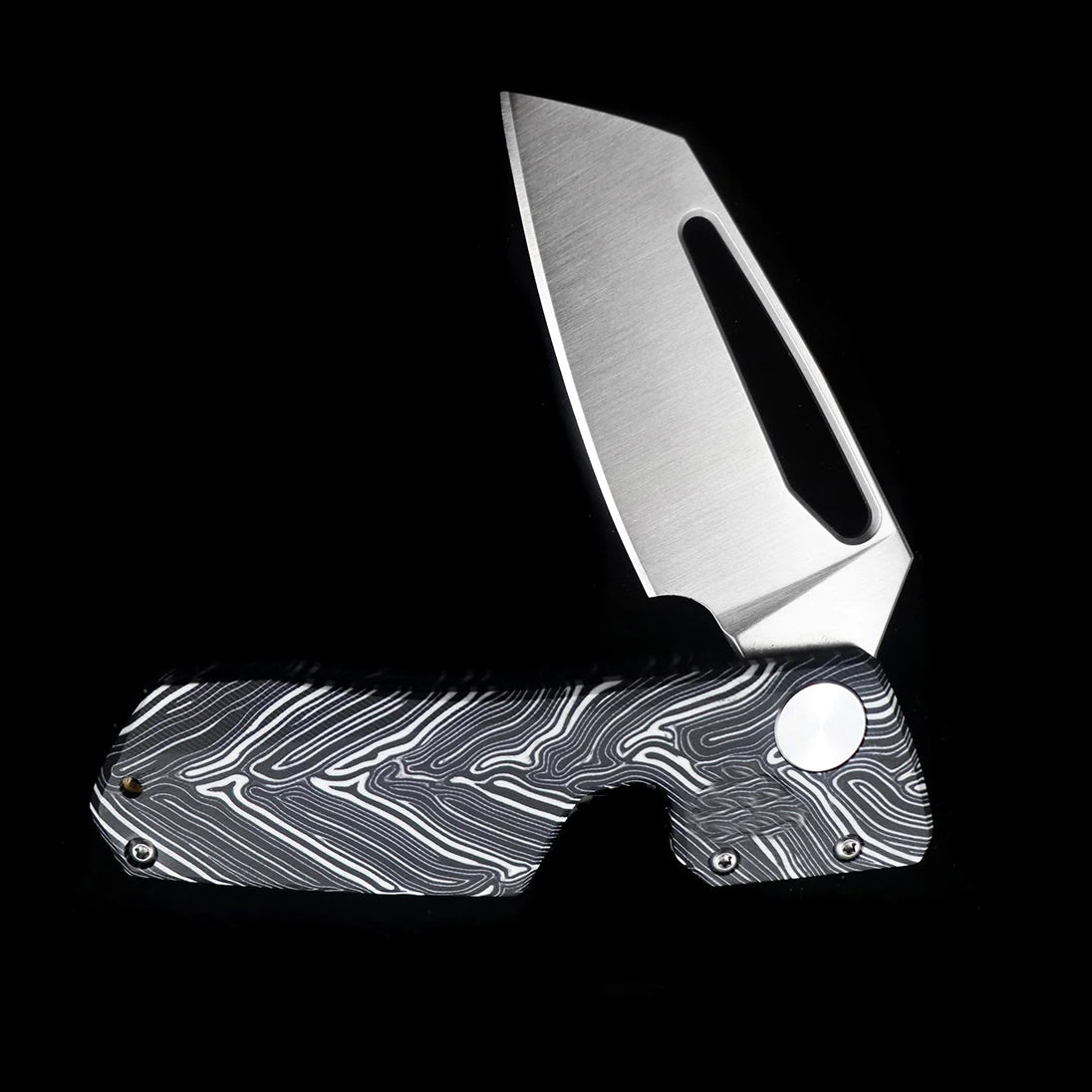 Winter blade Damascus G10 handle VG10 blade ceramic bearing folding knife