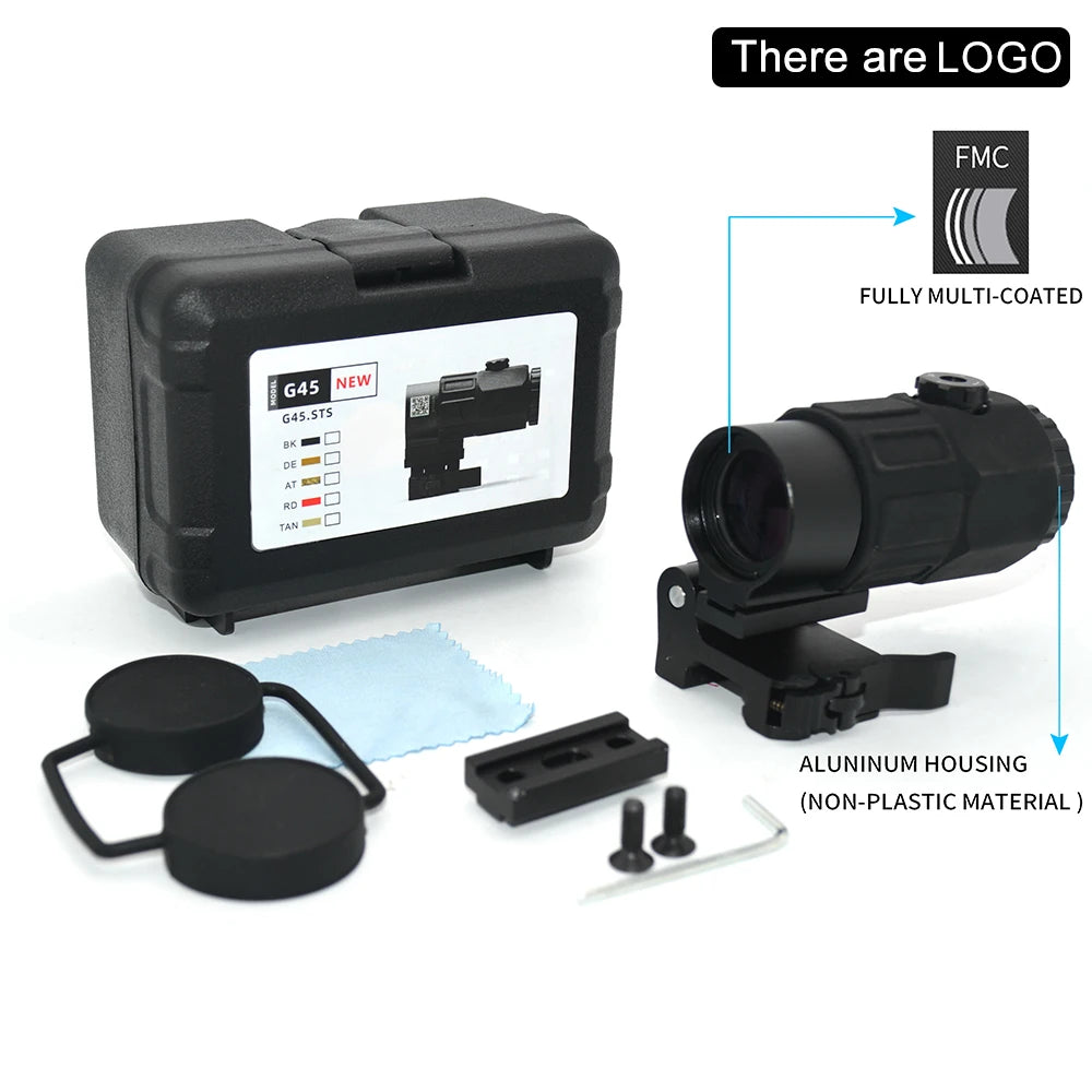 Tactical Eotech G33 G43 G45 Sight Fixed 3X 5X Magnifier Scope